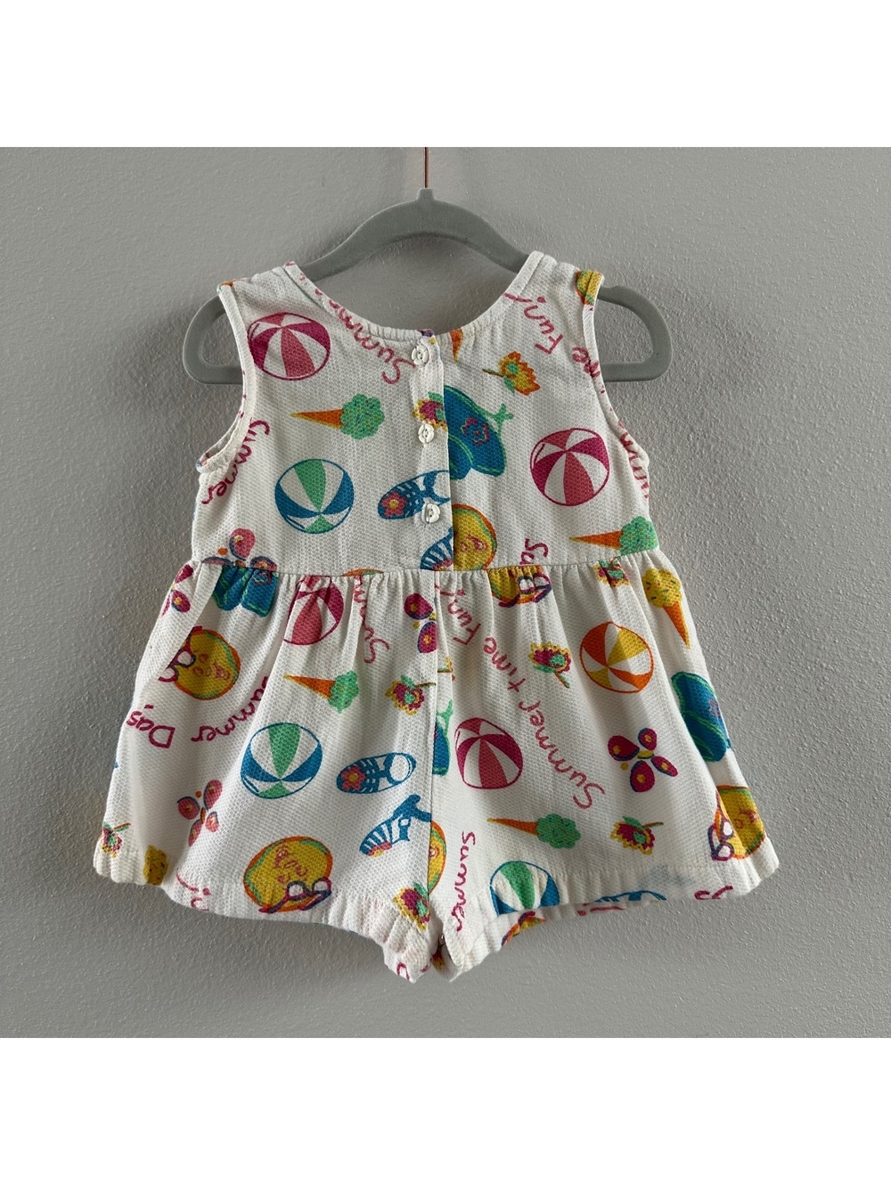 Vintage Specialty Kids Romper Open Back Size 3